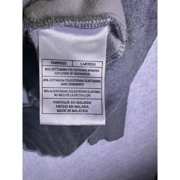 Nike Full Zip Sweatshirt Women Gray Medium DriFit Activewear Zipper Pull Missing - Picture 7 of 8